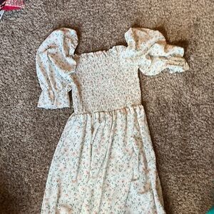 Floral Smocked Kids Dress